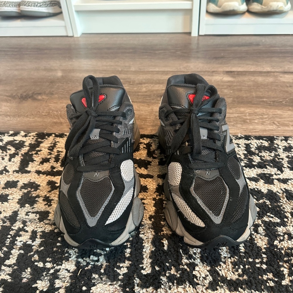 Black and Gray Athletic Sneakers